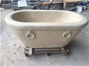 Statuario Venato White Marble Bathtub Can Be Customized