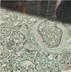 Special Rare Green Hard Granite Slab