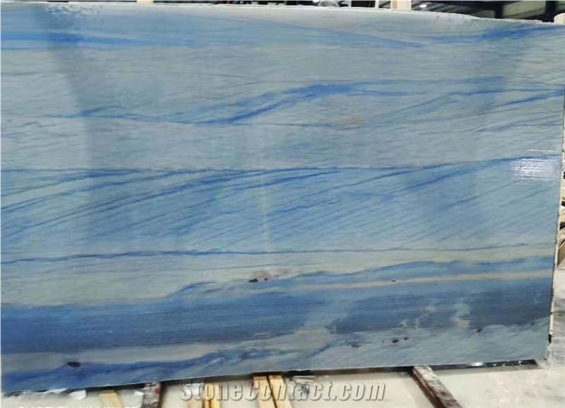 Azul Macaubas Blue Quartzite Polished Slabs