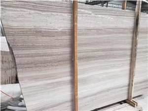 China White Wood Grain Vein Marble Slabs Floor Wall Tiles