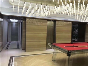 China White Wood Grain Vein Marble Slabs Floor Wall Tiles