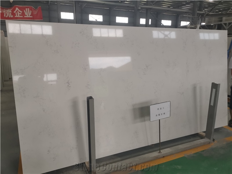 Silestone White Engineered Quartz Stone for Benchtop Slabs