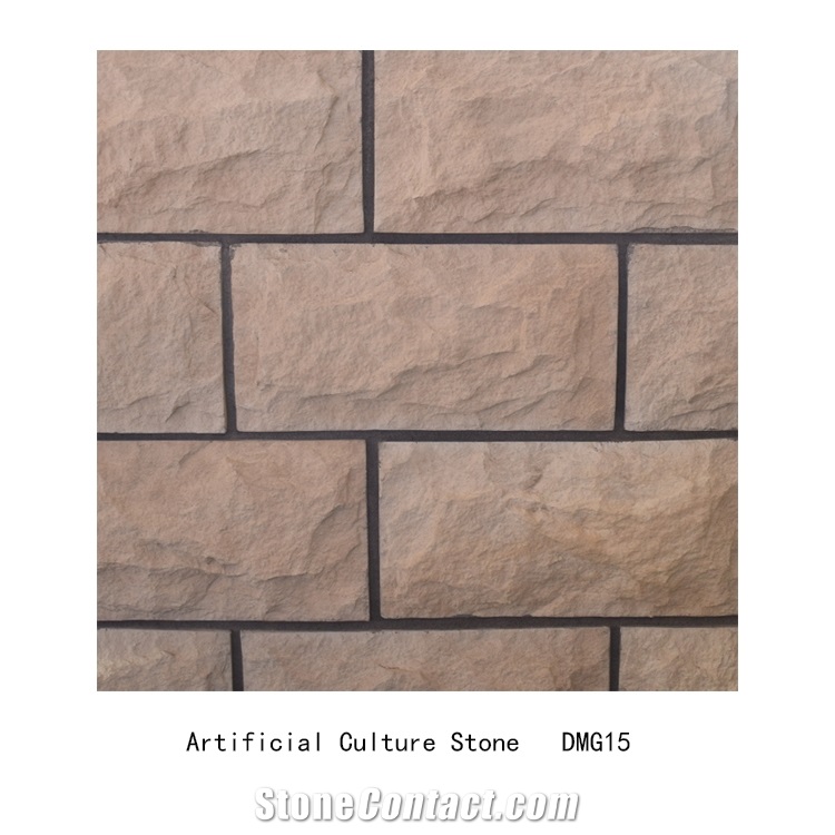 Pink Dmg-15 Artificial Culture Stone Panels