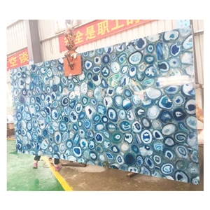 Blue Agate Bar Table Top/Luxury Wall Design