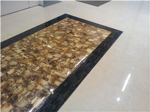 Interior Unique Design Petrified Wood Vanitytop