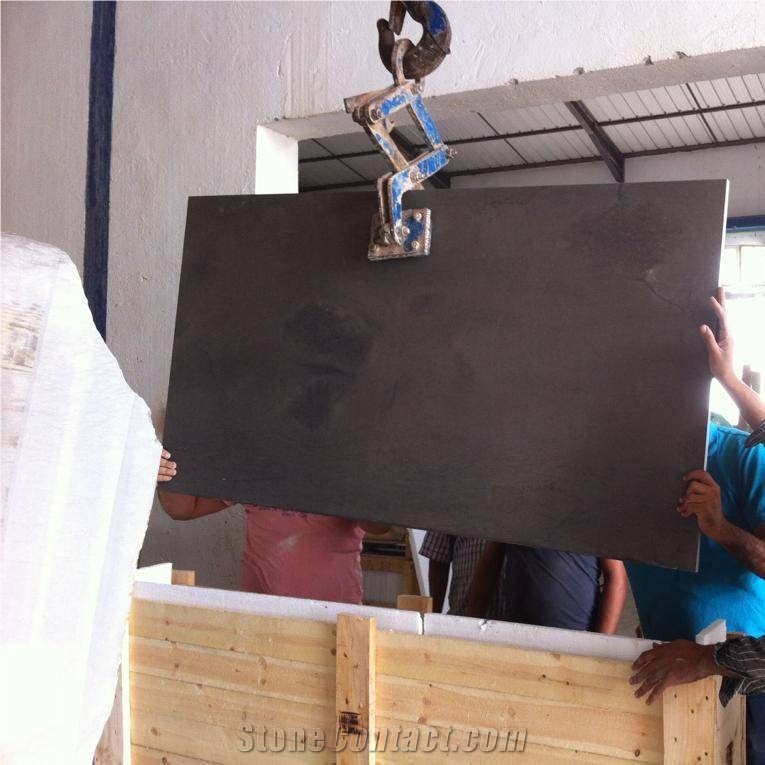 Grigio Oriente Grey Foussana Limestone Slabs, Tiles