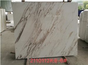 Calacatta Gold Cross Grain Slab Tile Wall Floor