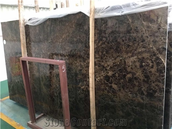 China Dark Emperador Slab Tile Wall Floor
