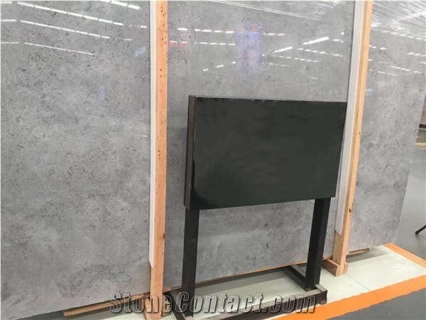 China Moon Grey Marble Slab Tile Step Wall Floor Project