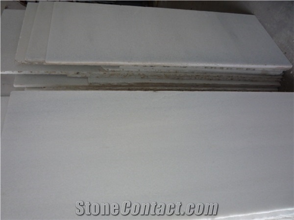 Crstal White Marble Slab Tile Wall Floor Step Project