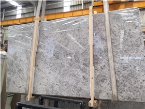 Dora Cloud Grey Marble Slabs Tiles Wall Floor Step Project