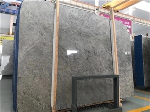 Dora Cloud Grey Marble Slabs Tiles Wall Floor Step Project