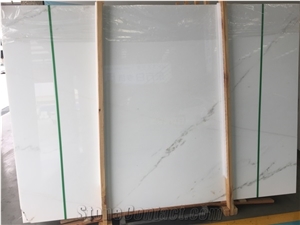 Oriental Calacatta White Marble Slabs Tiles Wall Floor Step