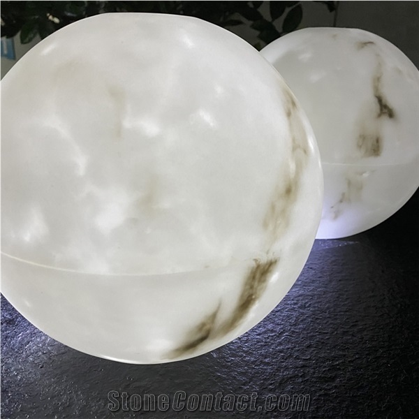 Translucent Globe Light Box for Hotel Decor