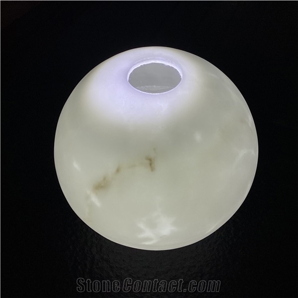 Translucent Globe Light Box for Hotel Decor