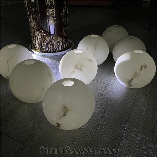 Translucent Globe Light Box for Hotel Decor