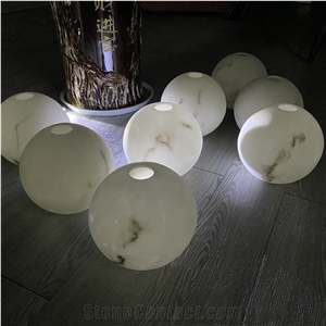 Translucent Globe Light Box for Hotel Decor
