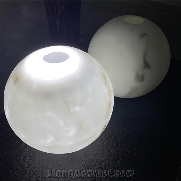 Translucent Globe Light Box for Hotel Decor