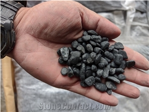 Tumbled Black Pebble Stone for Landscaping