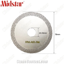 78mm Welding Marble Quartz Diamond Cutting Saw Blade Disc