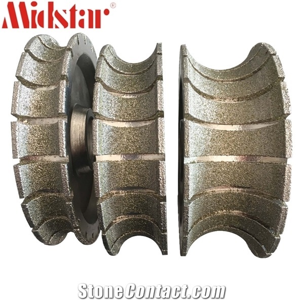 Electroplated Profile Wheel Marble Edge Profiling Customized