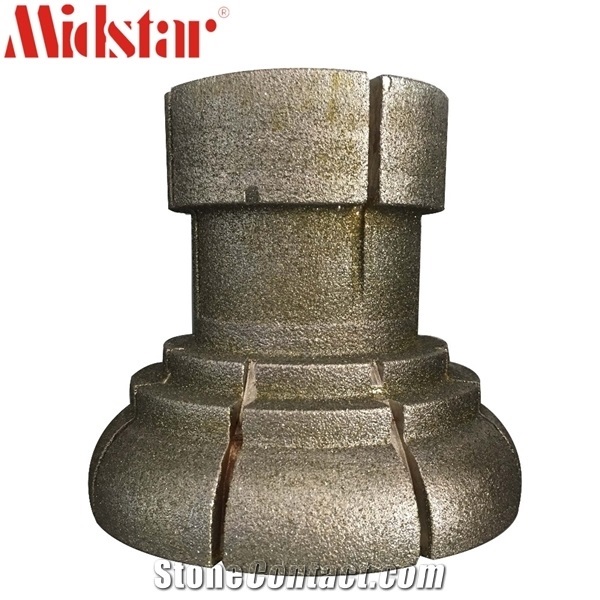 Electroplated Profile Wheel Marble Edge Profiling Customized