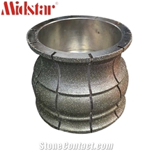 Electroplated Profile Wheel Marble Edge Profiling Customized
