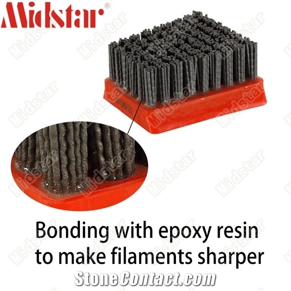 Frankfurt Silicon Carbide Brush Abrasive Travertine Antique