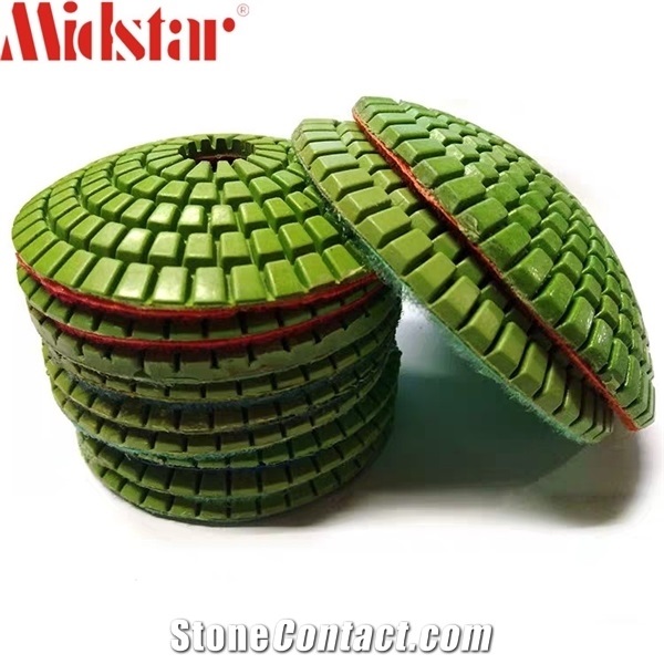 Midstar 4 Inch Flexible Polishing Pad Bowl Shape Convex Pad
