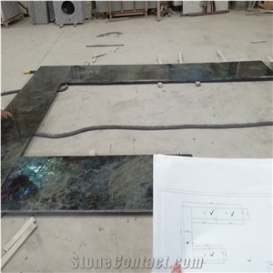Angola Brown Granite Kitchen Top,Island Top
