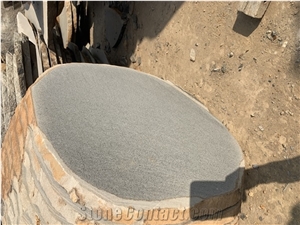 Black Basalt Stepping Stone Irregular Garden Decoration