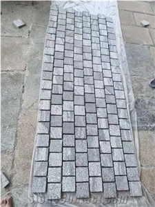 Grey Granite Landscaping Paving Stone Park Application
