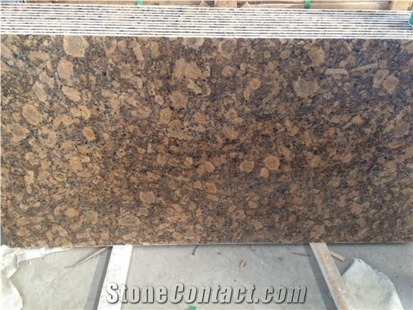 Giallo Fiorito Brazil Firenze Yellow Granite Tile Slabs