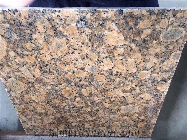 Giallo Fiorito Brazil Firenze Yellow Granite Tile Slabs