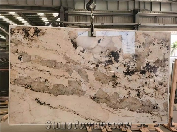 Patagonia Brazilan Luxury Brown White Quartzite Slab