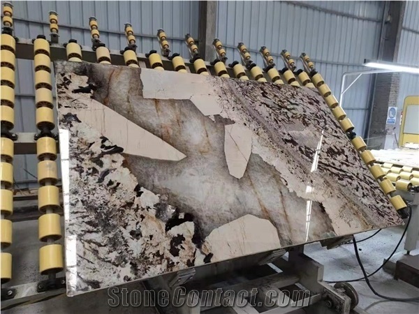 Patagonia Brazilan Luxury Brown White Quartzite Slab