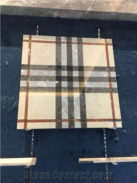 Waterjet Stone Medallion Ptattern Floor Tiles
