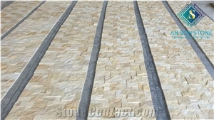 Ledgestone Yellow Wall Panel
