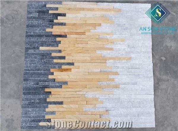 New Design Mix Color Wall Cladding Marble Stone
