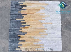 New Design Mix Color Wall Cladding Marble Stone