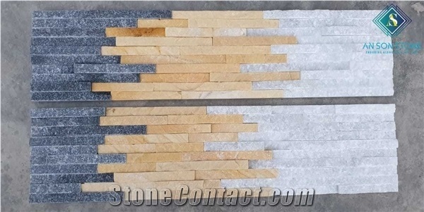 New Design Mix Color Wall Cladding Marble Stone