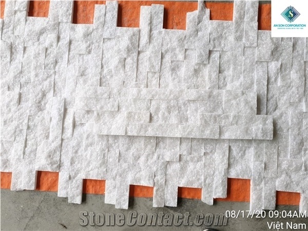 Split up Combination White Wall Panel Marble