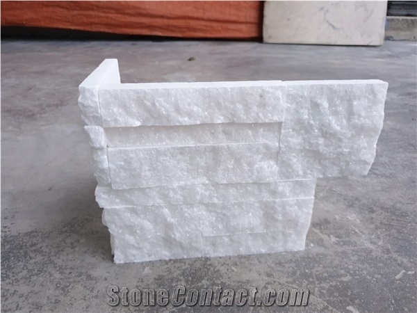 White Corner Wall Cladding Stone Best Quality