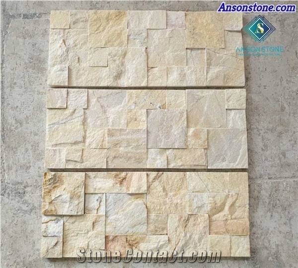 Yellow French Pattern Wall Panel