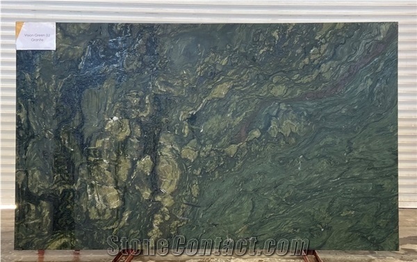 Picasso Green Granite Slabs & Tiles