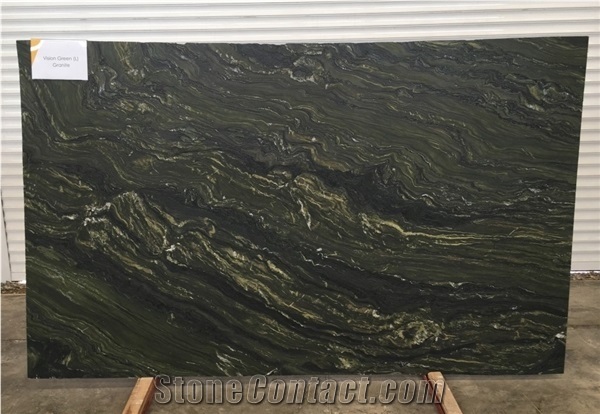 Picasso Green Granite Slabs & Tiles