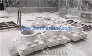 Natural Stone Column Curved Column