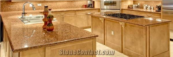 Golden Diamond Beige Prefab Quartz Countertop Slab