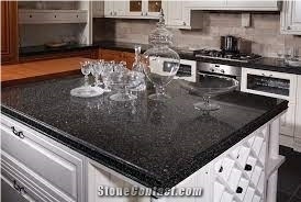 Golden Diamond Black Engineered Artificial Quartz Slab C651
