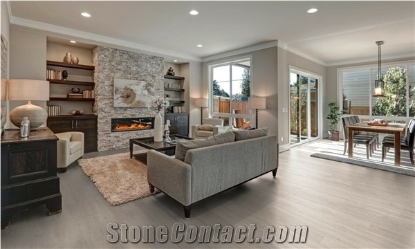 Spc Click Lock Flooring Tiles Wooden Design Spw035